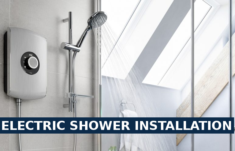 Electric shower installation Poplar